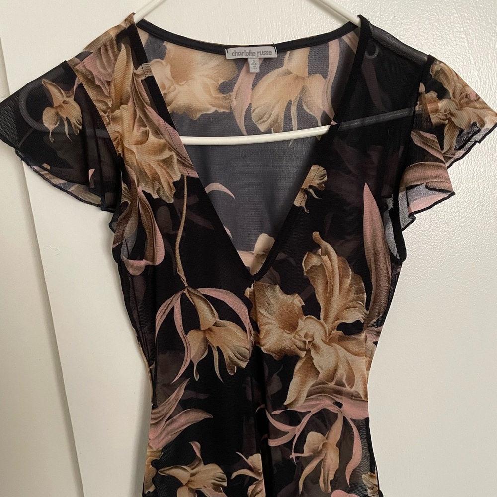 Charlotte Russe sheer bodysuit